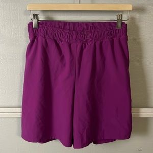 All in Motion - purple workout shorts